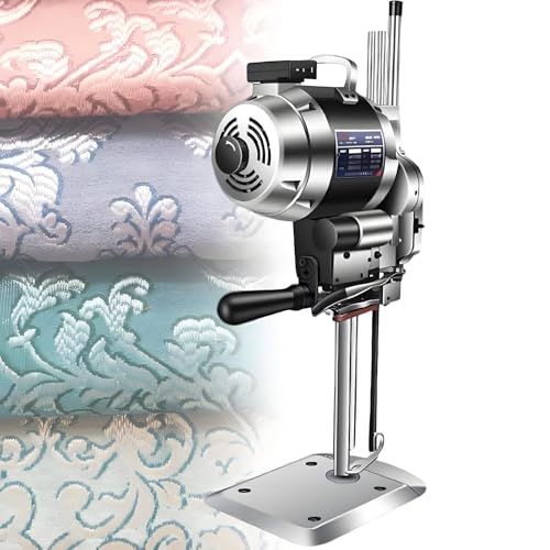NYANS Elektrische Vertikale Stoffschneidemaschine – Gerades Messer für Textilien, Papier, Leder, Gummi und Teppiche – Hochleistungs-Stoffschneider für Nahtlose Präzision 8" NYANS Elektrische Vertikale Stoffschneidemaschine – Gerades Messer für Textilien, Papier, Leder, Gummi und Teppiche – Hochleistungs-Stoffschneider für Nahtlose Präzision 8" von NYANS
