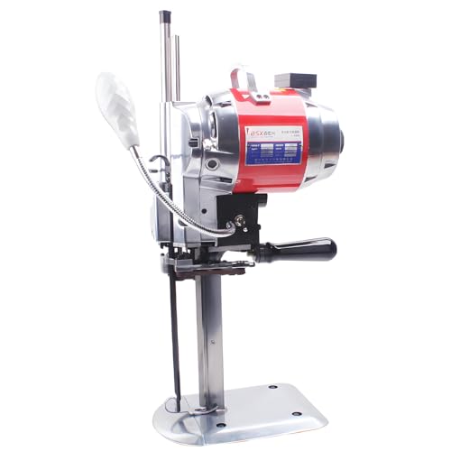 NYANS Professionelle Vertikale Stoffschneidemaschine mit Gerader Klinge und Automatischer Schärfung für Industrielle Stoff-, Leder- und Teppichschneidemaschinen, mit LED-Beleuchtung 8" von NYANS