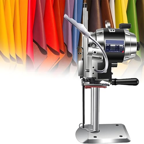 NYANS Vertikale Elektrische Stoffschneidemaschine mit Geradem Messer, Stoffschneidemaschine mit LED-Licht, für Stoff, Textilien, Papier, Leder, Gummi und Teppiche 13" NYANS Vertikale Elektrische Stoffschneidemaschine mit Geradem Messer, Stoffschneidemaschine mit LED-Licht, für Stoff, Textilien, Papier, Leder, Gummi und Teppiche 13" von NYANS