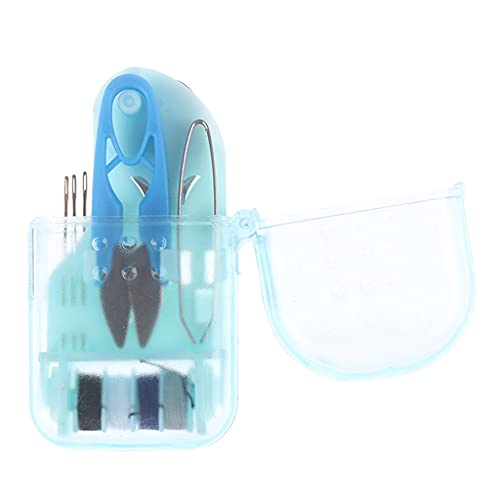 NYCEMAKEUP Mini-Nähset für Zuhause, Reisen, tragbar, mit Macaron-Farbbox, Fäden, Schere, Pinzette, Heimwerker-Kleidungsreparaturwerkzeuge, Mini-Heimreise-Nähset von NYCEMAKEUP