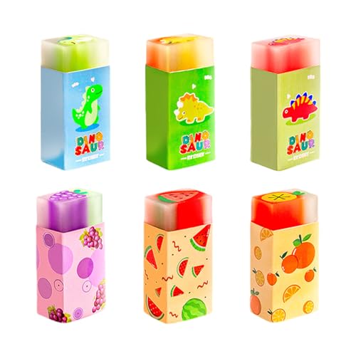 3 Stücke Obstgummi Und 3 Teile Dinosauriergummi, Schulmaterial, Kreativer Designgummi, Niedliche Cartoon -Schreibwaren. 3 Stücke Obstgummi Und 3 Teile Dinosauriergummi, Schulmaterial, Kreativer Designgummi, Niedliche Cartoon -Schreibwaren. von NYGGTYK