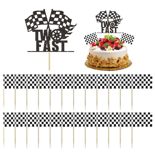 NYGGTYK 1 Stück Großer Karteneinsatz Und 24-Teiliger Flaggeneinsatz, Kuchendekorations-Plug-In, Partyversorgungen Für Rennen, Partykuchenzubehör. NYGGTYK 1 Stück Großer Karteneinsatz Und 24-Teiliger Flaggeneinsatz, Kuchendekorations-Plug-In, Partyversorgungen Für Rennen, Partykuchenzubehör. von NYGGTYK