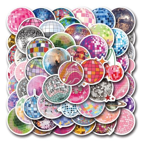 NYGGTYK 110 Teile Von Disco -Ball -Aufklebern, Kreativen Aufklebern, Graffiti -Aufklebern, Dekorieren Koffer, Motorräder, Helme NYGGTYK 110 Teile Von Disco -Ball -Aufklebern, Kreativen Aufklebern, Graffiti -Aufklebern, Dekorieren Koffer, Motorräder, Helme von NYGGTYK