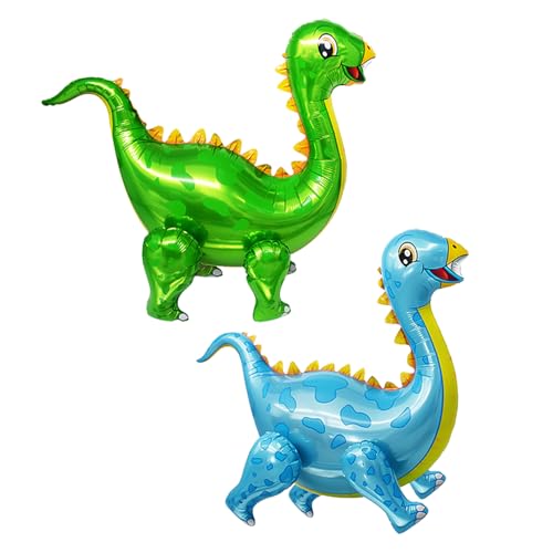 NYGGTYK 2 Stücke Dinosaurierballons, Aluminium -Filmballons, Kinderballons, Party -Dekorationen Für Dinosaurier -Themen, Kinderpartyzubehör NYGGTYK 2 Stücke Dinosaurierballons, Aluminium -Filmballons, Kinderballons, Party -Dekorationen Für Dinosaurier -Themen, Kinderpartyzubehör von NYGGTYK