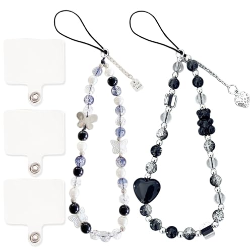 NYGGTYK 2 Teile des Hängenden Kettens Von Mobiltelefonen, 3 Teile Transparenter Mobiltelefondichtungen, Kreatives Und Modisches Mobiltelefon -Lanyard, Dekoration Von Mobiltelefonzubehör NYGGTYK 2 Teile des Hängenden Kettens Von Mobiltelefonen, 3 Teile Transparenter Mobiltelefondichtungen, Kreatives Und Modisches Mobiltelefon -Lanyard, Dekoration Von Mobiltelefonzubehör von NYGGTYK