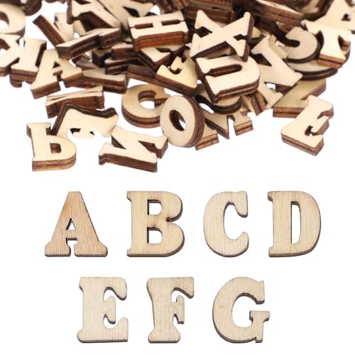NYGGTYK 416 Teile Englischer Buchstaben Holzchips, Hausdekoration Holzspäne, DIY -Kunsthandwerksmaterialien, Kinderpädagogikspielzeug Für Kinder NYGGTYK 416 Teile Englischer Buchstaben Holzchips, Hausdekoration Holzspäne, DIY -Kunsthandwerksmaterialien, Kinderpädagogikspielzeug Für Kinder von NYGGTYK