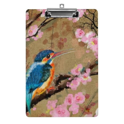 Antike Blumen Vögel Klemmbretter A4 Klemmbrettmappe Schreibbrett Zwischenablage Mit Low Profile Clip Antike Blumen Vögel Klemmbretter A4 Klemmbrettmappe Schreibbrett Zwischenablage Mit Low Profile Clip von NYKVTG