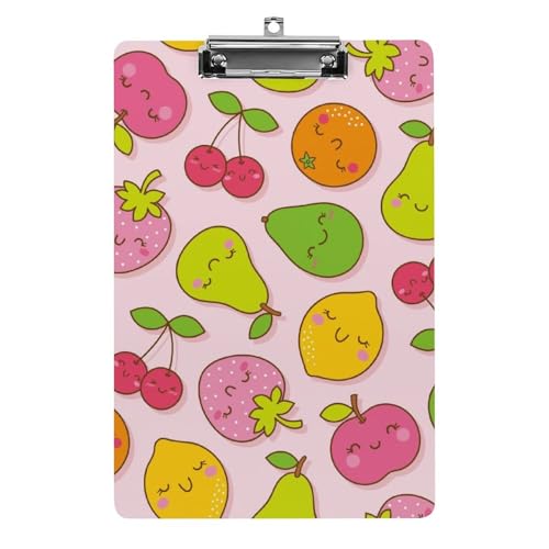 Birne-Zitrone-Kirsche Klemmbretter A4 Klemmbrettmappe Schreibbrett Zwischenablage Mit Low Profile Clip Birne-Zitrone-Kirsche Klemmbretter A4 Klemmbrettmappe Schreibbrett Zwischenablage Mit Low Profile Clip von NYKVTG