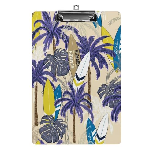 Blaue Palme Klemmbretter A4 Klemmbrettmappe Schreibbrett Zwischenablage Mit Low Profile Clip Blaue Palme Klemmbretter A4 Klemmbrettmappe Schreibbrett Zwischenablage Mit Low Profile Clip von NYKVTG