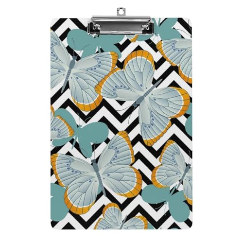 Blauer Schmetterling Klemmbretter A4 Klemmbrettmappe Schreibbrett Zwischenablage Mit Low Profile Clip Blauer Schmetterling Klemmbretter A4 Klemmbrettmappe Schreibbrett Zwischenablage Mit Low Profile Clip von NYKVTG