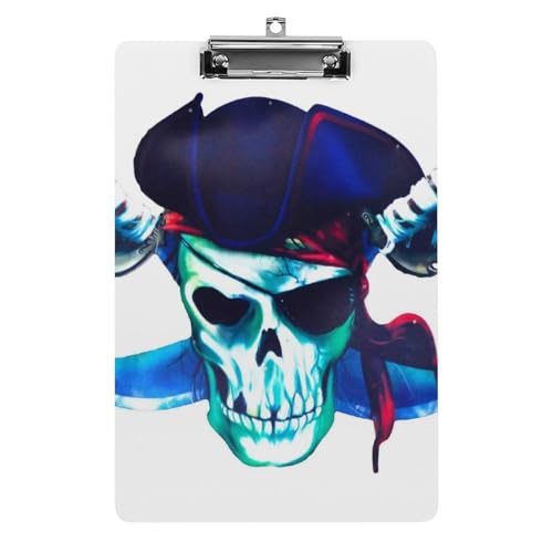 Blauer Totenkopf Klemmbrett Zum Aufhängen Clipboard Hartplatten Klemme Für Papier Dokumente Blauer Totenkopf Klemmbrett Zum Aufhängen Clipboard Hartplatten Klemme Für Papier Dokumente von NYKVTG