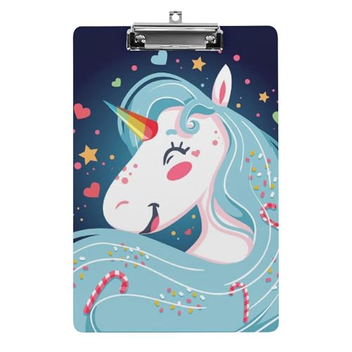 Blaues Einhorn Niedlich Klemmbrett Zum Aufhängen Clipboard Hartplatten Klemme Für Papier Dokumente Blaues Einhorn Niedlich Klemmbrett Zum Aufhängen Clipboard Hartplatten Klemme Für Papier Dokumente von NYKVTG
