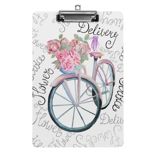 Blume Fahrrad Klemmbrett A4 Schreibbrett Pad Halter Für Büro Klassenzimmer Restaurants Blume Fahrrad Klemmbrett A4 Schreibbrett Pad Halter Für Büro Klassenzimmer Restaurants von NYKVTG