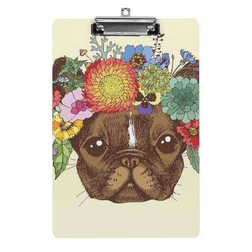Blumen Hunde Klemmbrett Zum Aufhängen Clipboard Hartplatten Klemme Für Papier Dokumente Blumen Hunde Klemmbrett Zum Aufhängen Clipboard Hartplatten Klemme Für Papier Dokumente von NYKVTG