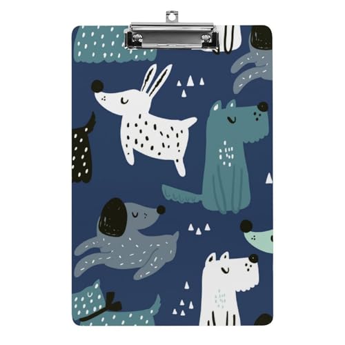 Cartoon-Hund Klemmbretter A4 Klemmbrettmappe Schreibbrett Zwischenablage Mit Low Profile Clip Cartoon-Hund Klemmbretter A4 Klemmbrettmappe Schreibbrett Zwischenablage Mit Low Profile Clip von NYKVTG