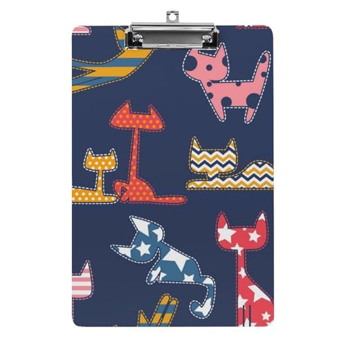 Cartoon-Katze Klemmbrett Zum Aufhängen Clipboard Hartplatten Klemme Für Papier Dokumente Cartoon-Katze Klemmbrett Zum Aufhängen Clipboard Hartplatten Klemme Für Papier Dokumente von NYKVTG