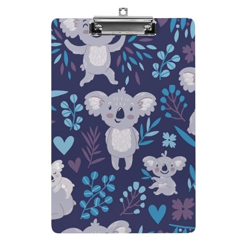 Cartoon-Koala Klemmbrett A4 Schreibbrett Pad Halter Für Büro Klassenzimmer Restaurants Cartoon-Koala Klemmbrett A4 Schreibbrett Pad Halter Für Büro Klassenzimmer Restaurants von NYKVTG
