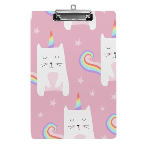 Einhorn-Kätzchen Klemmbrett A4 Schreibbrett Pad Halter Für Büro Klassenzimmer Restaurants Einhorn-Kätzchen Klemmbrett A4 Schreibbrett Pad Halter Für Büro Klassenzimmer Restaurants von NYKVTG