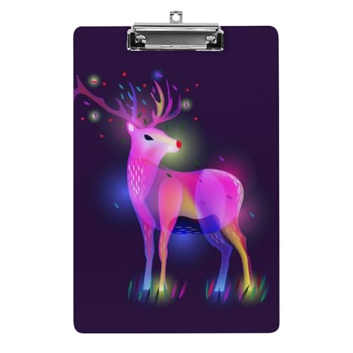 Farbiger Elch Klemmbrett Zum Aufhängen Clipboard Hartplatten Klemme Für Papier Dokumente Farbiger Elch Klemmbrett Zum Aufhängen Clipboard Hartplatten Klemme Für Papier Dokumente von NYKVTG