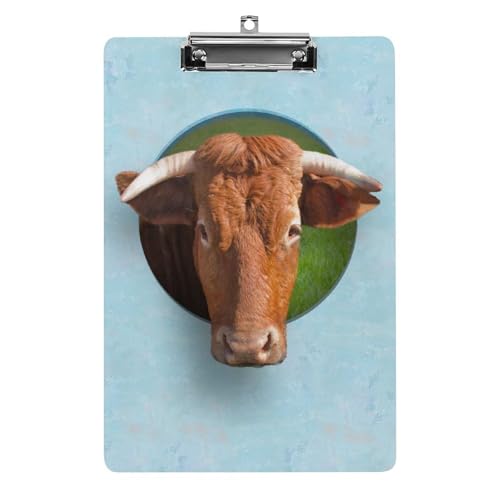 Gelbe Kuh Klemmbrett A4 Schreibbrett Pad Halter Für Büro Klassenzimmer Restaurants Gelbe Kuh Klemmbrett A4 Schreibbrett Pad Halter Für Büro Klassenzimmer Restaurants von NYKVTG