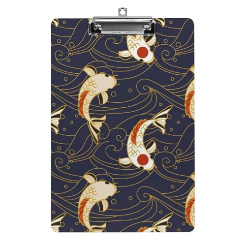 Goldfisch Klemmbretter A4 Klemmbrettmappe Schreibbrett Zwischenablage Mit Low Profile Clip Goldfisch Klemmbretter A4 Klemmbrettmappe Schreibbrett Zwischenablage Mit Low Profile Clip von NYKVTG