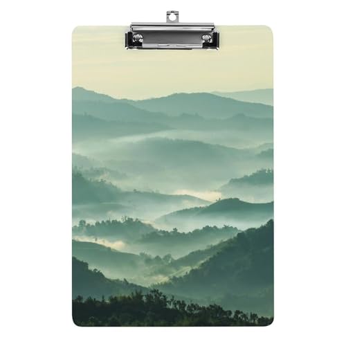 Grüne Landschaft Klemmbretter A4 Klemmbrettmappe Schreibbrett Zwischenablage Mit Low Profile Clip Grüne Landschaft Klemmbretter A4 Klemmbrettmappe Schreibbrett Zwischenablage Mit Low Profile Clip von NYKVTG