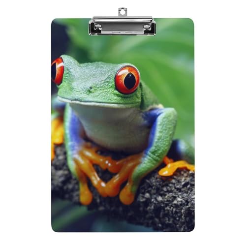 Grüner Frosch Klemmbretter A4 Klemmbrettmappe Schreibbrett Zwischenablage Mit Low Profile Clip Grüner Frosch Klemmbretter A4 Klemmbrettmappe Schreibbrett Zwischenablage Mit Low Profile Clip von NYKVTG