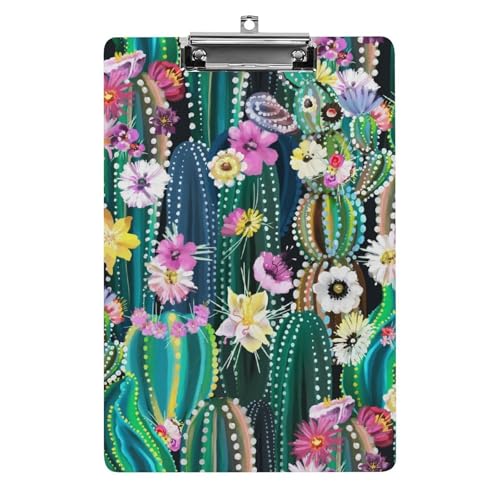 Kaktuspflanze Klemmbretter A4 Klemmbrettmappe Schreibbrett Zwischenablage Mit Low Profile Clip Kaktuspflanze Klemmbretter A4 Klemmbrettmappe Schreibbrett Zwischenablage Mit Low Profile Clip von NYKVTG