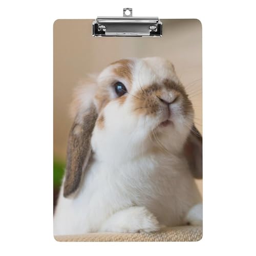 Kaninchen Klemmbretter A4 Klemmbrettmappe Schreibbrett Zwischenablage Mit Low Profile Clip von NYKVTG