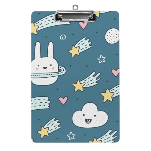 Kaninchen Weiße Wolke Klemmbrett Zum Aufhängen Clipboard Hartplatten Klemme Für Papier Dokumente Kaninchen Weiße Wolke Klemmbrett Zum Aufhängen Clipboard Hartplatten Klemme Für Papier Dokumente von NYKVTG