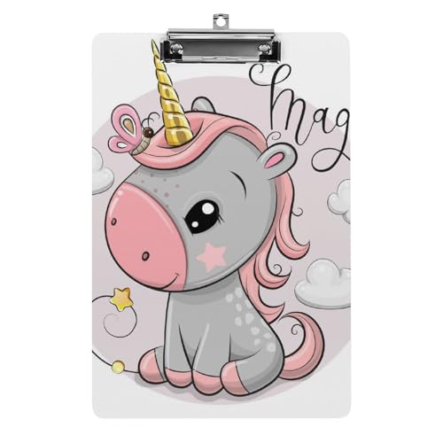 Kleines Einhorn Klemmbretter A4 Klemmbrettmappe Schreibbrett Zwischenablage Mit Low Profile Clip Kleines Einhorn Klemmbretter A4 Klemmbrettmappe Schreibbrett Zwischenablage Mit Low Profile Clip von NYKVTG