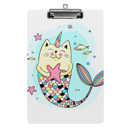 Meerjungfrau Einhorn Klemmbrett A4 Schreibbrett Pad Halter Für Büro Klassenzimmer Restaurants Meerjungfrau Einhorn Klemmbrett A4 Schreibbrett Pad Halter Für Büro Klassenzimmer Restaurants von NYKVTG