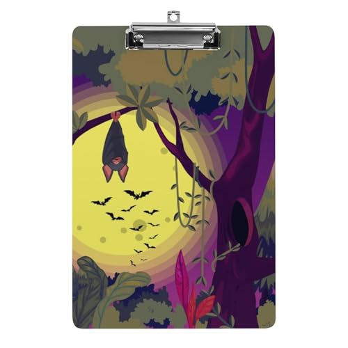 Nachtmond Klemmbrett Zum Aufhängen Clipboard Hartplatten Klemme Für Papier Dokumente von NYKVTG