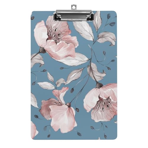 Pfirsichblüte Klemmbretter A4 Klemmbrettmappe Schreibbrett Zwischenablage Mit Low Profile Clip Pfirsichblüte Klemmbretter A4 Klemmbrettmappe Schreibbrett Zwischenablage Mit Low Profile Clip von NYKVTG