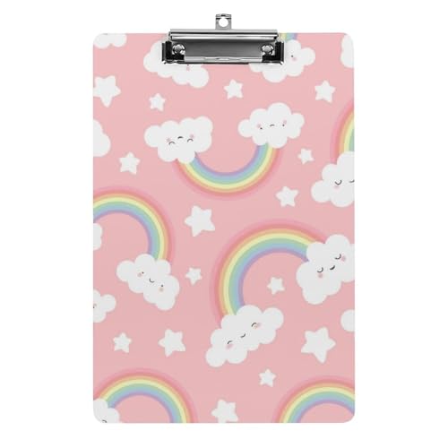 Regenbogenwolken Klemmbrett Zum Aufhängen Clipboard Hartplatten Klemme Für Papier Dokumente Regenbogenwolken Klemmbrett Zum Aufhängen Clipboard Hartplatten Klemme Für Papier Dokumente von NYKVTG