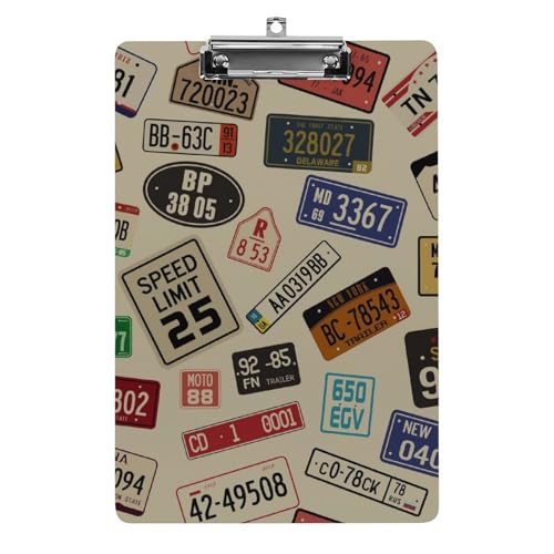 Retro-Etikett Klemmbrett Zum Aufhängen Clipboard Hartplatten Klemme Für Papier Dokumente Retro-Etikett Klemmbrett Zum Aufhängen Clipboard Hartplatten Klemme Für Papier Dokumente von NYKVTG