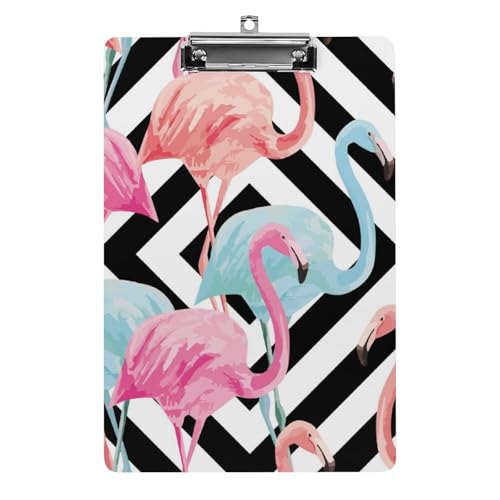 Rosa Blauer Flamingo Klemmbretter A4 Klemmbrettmappe Schreibbrett Zwischenablage Mit Low Profile Clip Rosa Blauer Flamingo Klemmbretter A4 Klemmbrettmappe Schreibbrett Zwischenablage Mit Low Profile Clip von NYKVTG