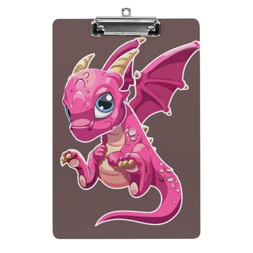 Rosa Drache Klemmbretter A4 Klemmbrettmappe Schreibbrett Zwischenablage Mit Low Profile Clip Rosa Drache Klemmbretter A4 Klemmbrettmappe Schreibbrett Zwischenablage Mit Low Profile Clip von NYKVTG