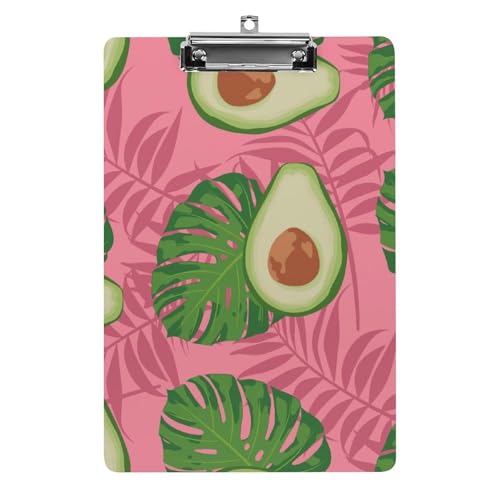Rosa Grüne Avocado Klemmbrett A4 Schreibbrett Pad Halter Für Büro Klassenzimmer Restaurants Rosa Grüne Avocado Klemmbrett A4 Schreibbrett Pad Halter Für Büro Klassenzimmer Restaurants von NYKVTG