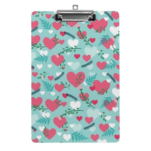 Rosa Liebe Klemmbrett Zum Aufhängen Clipboard Hartplatten Klemme Für Papier Dokumente Rosa Liebe Klemmbrett Zum Aufhängen Clipboard Hartplatten Klemme Für Papier Dokumente von NYKVTG