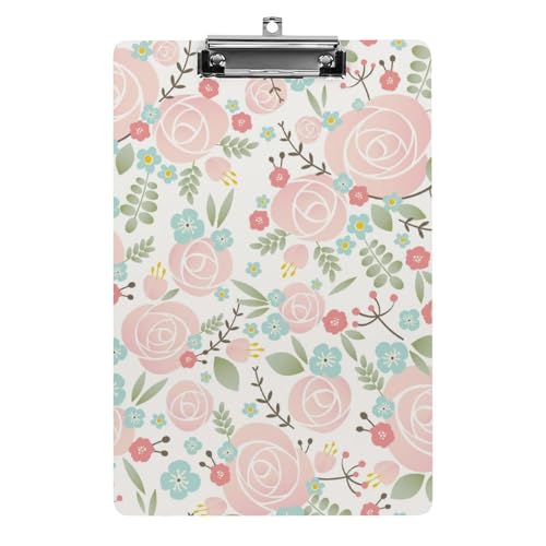 Rosa Mandala Klemmbrett Zum Aufhängen Clipboard Hartplatten Klemme Für Papier Dokumente von NYKVTG