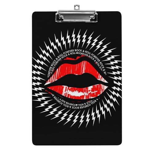 Rote Lippen Klemmbrett A4 Schreibbrett Pad Halter Für Büro Klassenzimmer Restaurants Rote Lippen Klemmbrett A4 Schreibbrett Pad Halter Für Büro Klassenzimmer Restaurants von NYKVTG