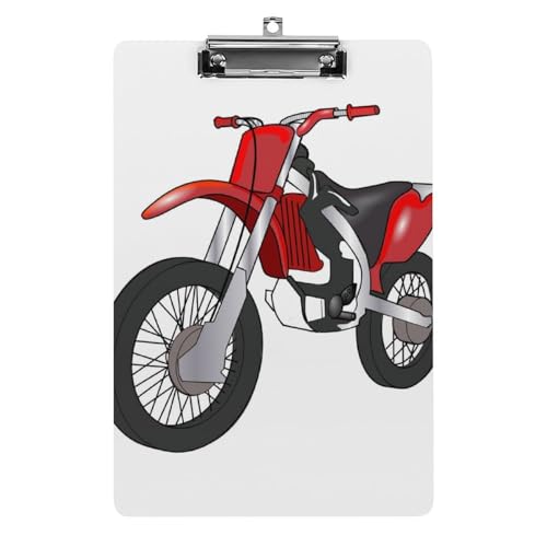 Rotes Motorrad Klemmbretter A4 Klemmbrettmappe Schreibbrett Zwischenablage Mit Low Profile Clip Rotes Motorrad Klemmbretter A4 Klemmbrettmappe Schreibbrett Zwischenablage Mit Low Profile Clip von NYKVTG
