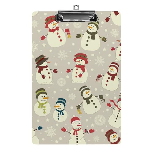 Schneemann Klemmbrett A4 Schreibbrett Pad Halter Für Büro Klassenzimmer Restaurants Schneemann Klemmbrett A4 Schreibbrett Pad Halter Für Büro Klassenzimmer Restaurants von NYKVTG