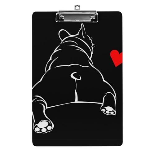 Schwarze Bulldogge Klemmbrett Zum Aufhängen Clipboard Hartplatten Klemme Für Papier Dokumente Schwarze Bulldogge Klemmbrett Zum Aufhängen Clipboard Hartplatten Klemme Für Papier Dokumente von NYKVTG