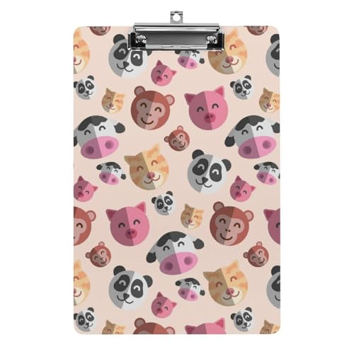 Schwein Affe Tiger Klemmbretter A4 Klemmbrettmappe Schreibbrett Zwischenablage Mit Low Profile Clip Schwein Affe Tiger Klemmbretter A4 Klemmbrettmappe Schreibbrett Zwischenablage Mit Low Profile Clip von NYKVTG