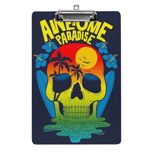 Sonnenuntergang Skelett Klemmbrett Zum Aufhängen Clipboard Hartplatten Klemme Für Papier Dokumente Sonnenuntergang Skelett Klemmbrett Zum Aufhängen Clipboard Hartplatten Klemme Für Papier Dokumente von NYKVTG