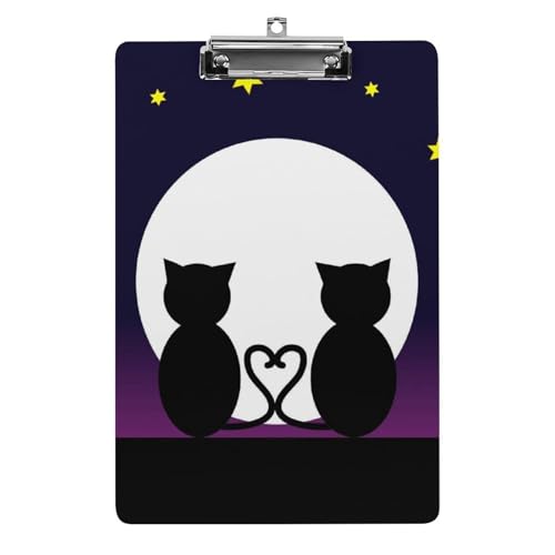 Stern Mond Katze Klemmbrett Zum Aufhängen Clipboard Hartplatten Klemme Für Papier Dokumente Stern Mond Katze Klemmbrett Zum Aufhängen Clipboard Hartplatten Klemme Für Papier Dokumente von NYKVTG