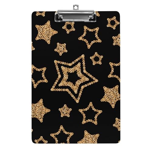 Sterne Golden Klemmbrett Zum Aufhängen Clipboard Hartplatten Klemme Für Papier Dokumente Sterne Golden Klemmbrett Zum Aufhängen Clipboard Hartplatten Klemme Für Papier Dokumente von NYKVTG