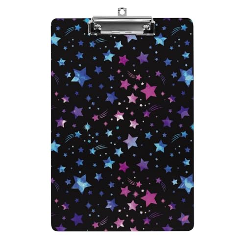 Sterne Lila Blau Klemmbrett Zum Aufhängen Clipboard Hartplatten Klemme Für Papier Dokumente Sterne Lila Blau Klemmbrett Zum Aufhängen Clipboard Hartplatten Klemme Für Papier Dokumente von NYKVTG